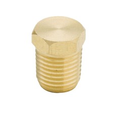 Brass Pipe Fitting Adapter Connector Hex Head Plug Outer 1/4″ NPT Male 5pcs