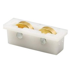 Sliding Window Roller with Dual 1/2″ Brass Wheels