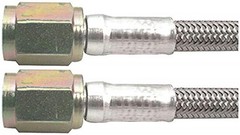 Allstar Performance AN Hose Assembly, 18 in Long, 3 AN Hose, 3 AN Straight