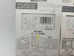 Prime-Line Nylon Shower Door Bottom Guide (2-Count) M 6058 & Screen Door Strike