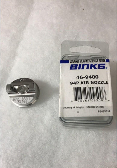 Binks 46-9400 HVLP 94P Machined Air Spray Gun Air Cap