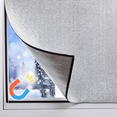 Magnetic Window Insulation Kit Suitable for Winter and 24″ x 36″