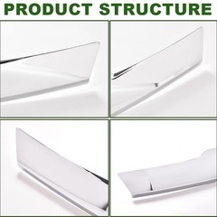Bug Shield for 17-19 Ford F250-550 Super Duty Polycarbonate Silver HC3Z-16C900-A