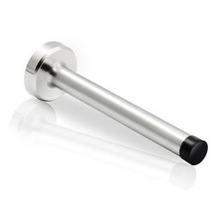 Door Stop, 6 Inch Stopper Extra Long Stops 6 Inch, Brushed Nickel