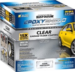EpoxyShield 100% Solids Floor Coating Kit, Low Odor, Durable