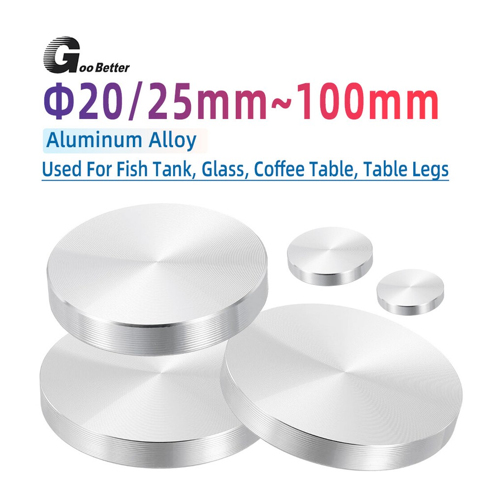 Aluminium Disc Al Billet Model Wheels Metal Discs Φ20~100mm Thick 8mm DIY Craft