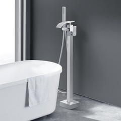 Freestanding Bathtub Faucet,Floor Mount,Freestanding Tub Filler,Shower Mixer Tap