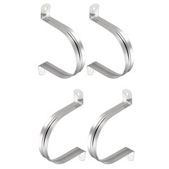 139x18x90mm Two Hole Strap – 4Pack – for 90mm Dia Pipe – 304 Stainless Steel