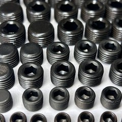 100PCS NPT PIPE PLUGS 1/16″ 1/8” 1/4” 3/8” 1/2” 3/4″ END CAPS FOR WORKSHOP