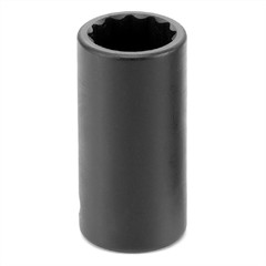 Grey Pneumatic 1112MSD Grey Pneumatic 3/8″ DR 12MM 12 PT SEMI-DEEP IMPACT SOCKET