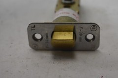 Single Adjustable Radius Corner Deadlatch Replacement Satin Nickel Finish