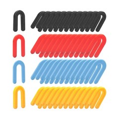 400PCS Plastic Shims & Tile Spacers | Leveling U Shaped, 1/16” to 1/4” Sizes