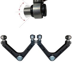 Upper Control Arms 2-4″ Lift for 99-06 Silverado Sierra 4WD RWD 6Lug Pair Black