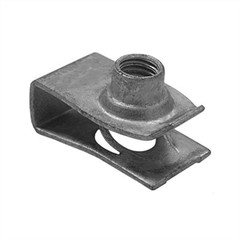 AVC.12666 AUVECO 12666 Extruded U-Nut, M6 x 1 mm Screw, Zinc Organic