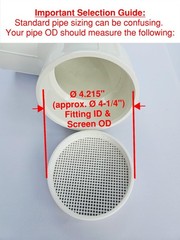 8″ PVC Spigot Inside Fitting