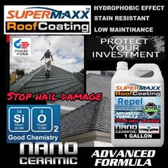 NANO ROOF COATING HAIL RESISTANT ADVANCED TRICURE FORMULA FOR ASPHALT SHINGLES