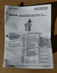 Binks 183S Stainless Steel 2 GALLON Pressure Tank Pot with Agitator