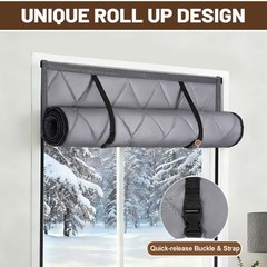 Visible Window Insulation Kit for Winter, 3 Layer 36” x 60” Oxford Cloth Ther…