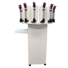 14-Head Latex Color Mixer Oil Based Paint Dispenser Double Pump & Gauge Lock