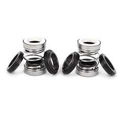 Water Pump Parts Coil Spring 16mm Internal Diameter Mechanical Shaft Seal x 2