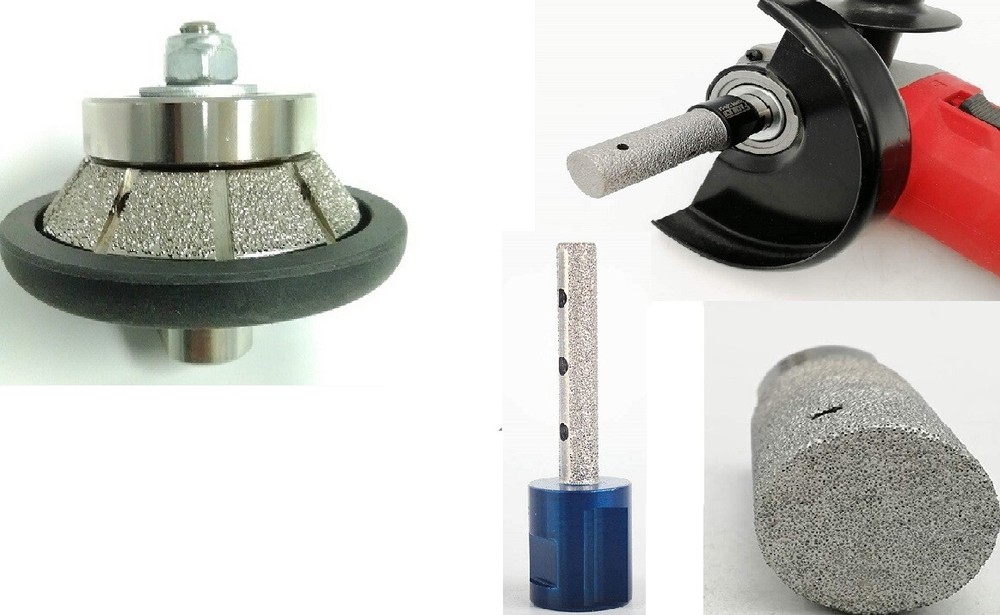 2″ Diamond Finger Milling bit 1 1/4″ Bevel Bullnose Bit Porcelain Marble Granite