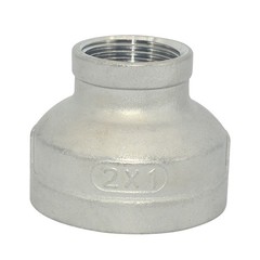 2″ to 1″ Female NPT Bell Reducer Reducing Coupling Stainless Steel 304 Connector