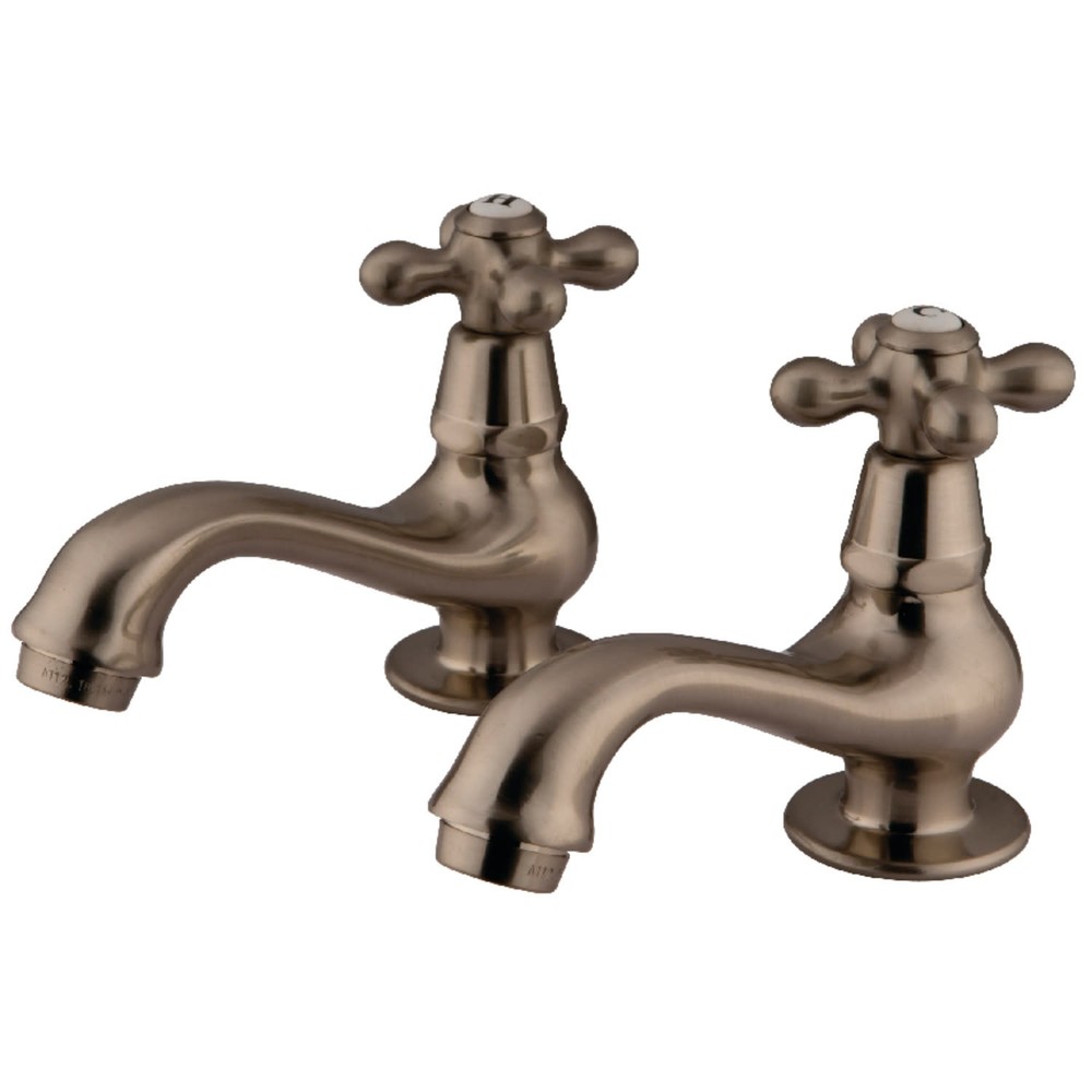 Kingston Brass KS110.AX Heritage 1.2 GPM Basin Tap Faucet – Nickel