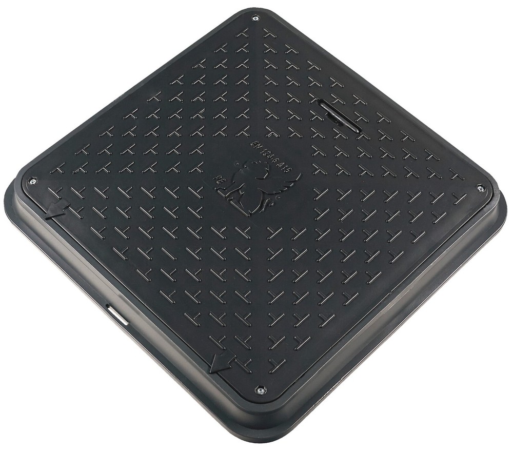 Manhole cover manhole cover DN720/600 A15 BabylonPlast™ black