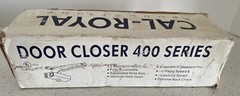 Door Closer 400 Series Cal Royal 430 Commercial Grade Aluminum Color New