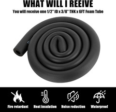 Pipe Insulation Foam Tube – Foam Pipe Insulation for Pipe Freeze Protection and