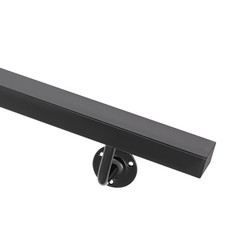Stainless Steel Stair Rail 101×9.8cm – Baking Paint Wall Mount, 90kg Capacity