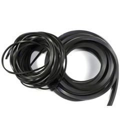4mm-30mm Black Fluororubber Square Seal Strip Fluorine Rubber Seal Square Bars