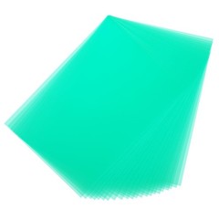 A4 PVC Flexible Plastic Sheets, 10Pcs 0.3mm Thick A4 Size, Transparent DIY Cr…