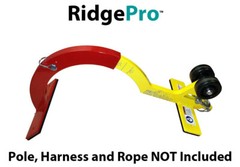 RidgePro Roof Hook Ridge Peak Anchor w/ Wheels First Man Up Last Man Down