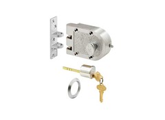 FHC SE15728 Bronze Deadlock – 667F – 1 Cylinder – Keyed Alike – Brushed Chrome