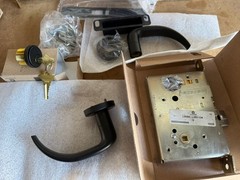 “New 2026” Schlage L9080 17A 622 Finish Storeroom Lock With Cylinder & Keys