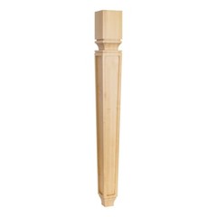 One- Mission Style Tapered Wood Post (Island Leg)-3-3/4 x 3-3/4″ x 35-1/2″- #P9