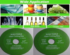 4.5″ Glass Crystal Jade Ceramic Tile Wine Bottle Grinding Bevel Cuitting Blade