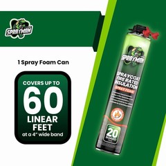 Spray Foam Insulation Kit, Closed Cell Spray Foam Spray | 12 Cans, 240 Board …