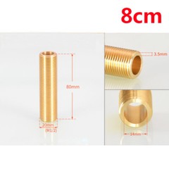 1/2 Male Threaded Brass Running Nipple Joint Fittings Connectors 3~12CM