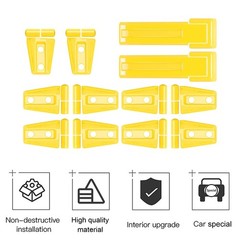 CheroCar Door Hinge Cover &Tailgate Hinge Cover Exterior Accessories Decorati…