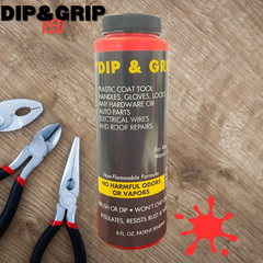 Dip and Grip Rubberized Plastic Coating (Red) 8 fl. oz