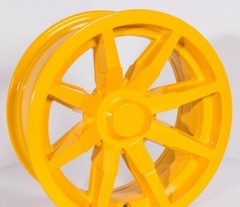 Signal Yellow powder coating powder High Gloss by Remcoat 2 lb 85% Gloss