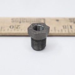 Proflo Bushing Pipe Fitting Malleable Iron Black 1/4″ x 1/8″ IBBBA
