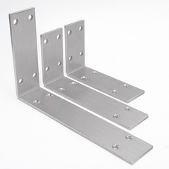 Countertop Support Bracket, Heavy Duty 5mm L Bracket, 8 x 4 in | Thick Stainl…