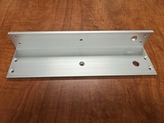SDC Security Door Controls TJ1V Top Jamb Mounting Kit Aluminum Finish