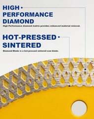 Contractor Diamond Turbo Blade 4″-7″ Grinder Tile Stone Cutting 900-1250Ft Life