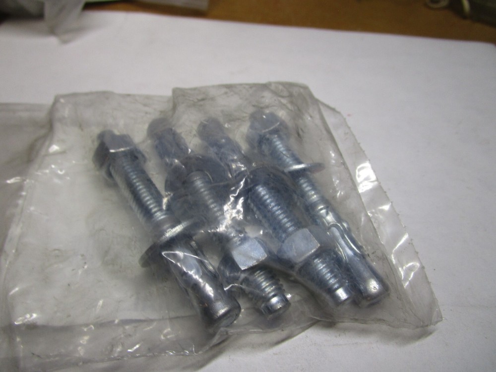 Steel Concrete Sleeve Anchor Bolts 3/8 x 3″ QTY 4