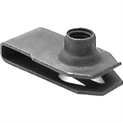 AVC.16322 AUVECO 16322 Extruded U-Nut, M6 x 1 mm Screw, Phosphate