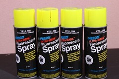 Keson Ultra-Mark Fluorescent Spray – Yellow – 13 oz. 4-Pack SP-16-Y